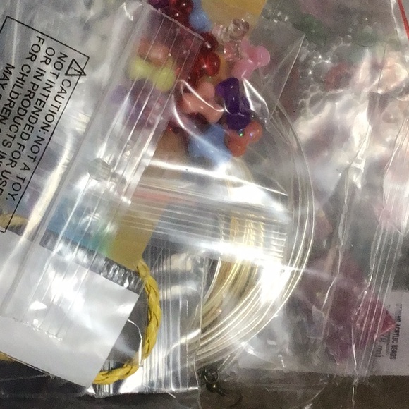 Colorful Bead Craft Set, 1 gallon bag + adding more all the time. - Picture 6 of 7